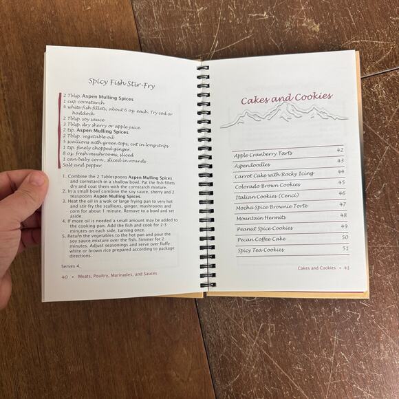 Aspen‎ Mulling Spice: A Cookbook for All Seasons Spiral Bind Recipe Book - Picture 8 of 11